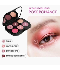 MAC Connect In Colour Eye Shadow Palette Rose Lens X 6
