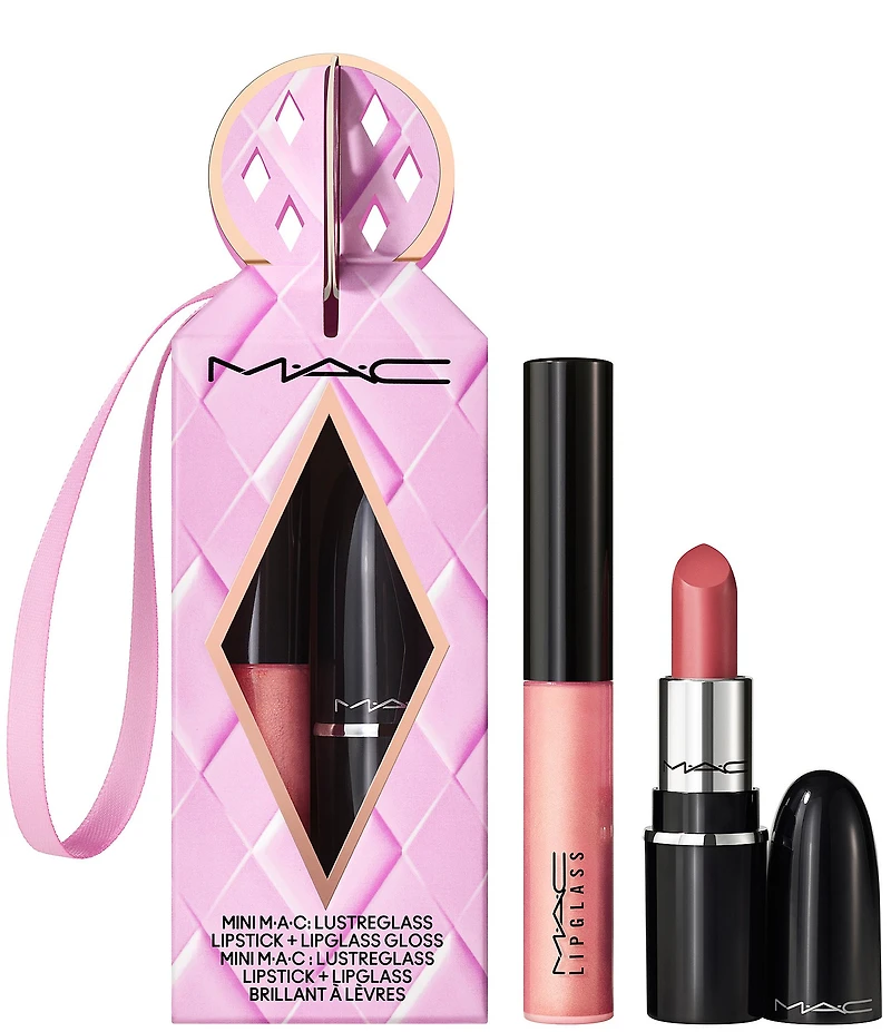 MAC Cosmic Kiss Mini Lipstick & Lipgloss Duo Ornament Gift Set