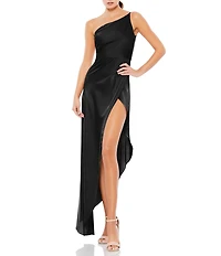 Mac Duggal Asymmetrical One Shoulder Gown
