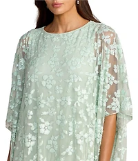 Mac Duggal Embellished Mesh Kaftan Gown