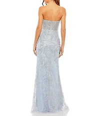 Mac Duggal Embellished Sweetheart Neck Strapless Sleeveless Gown