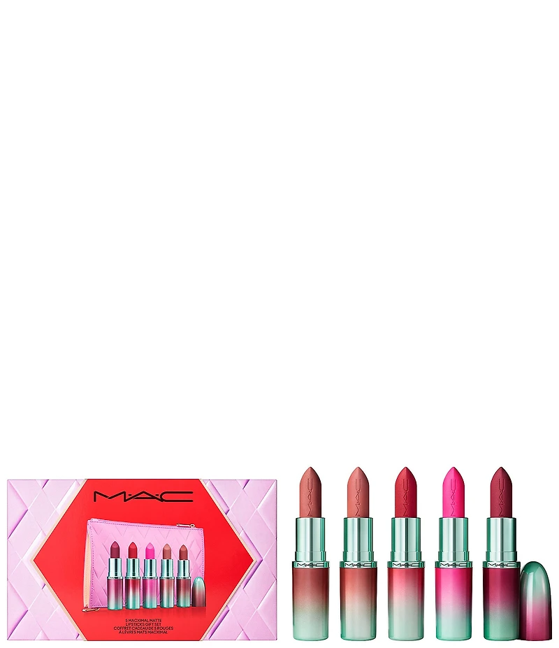 MAC MACximal Matte 5 Full-Size Lipsticks Gift Set