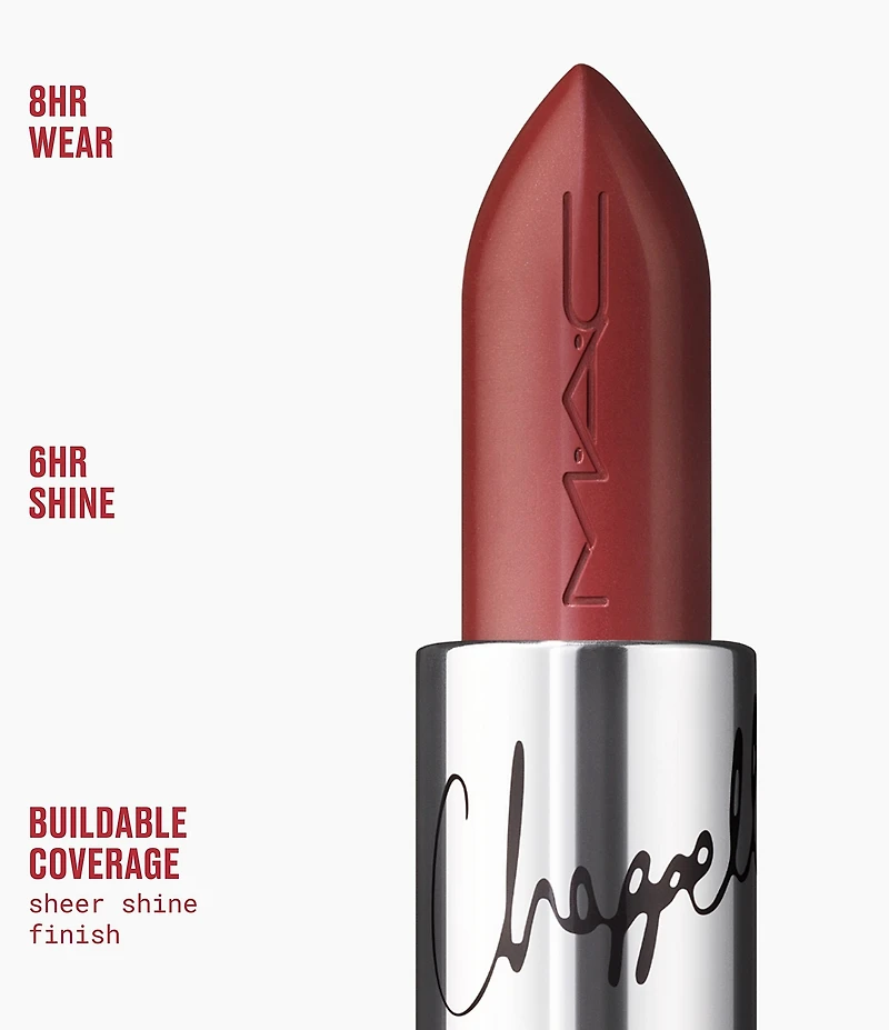 MAC Viva Glam Limited Edition Lustreglass Sheer-Shine Lipstick