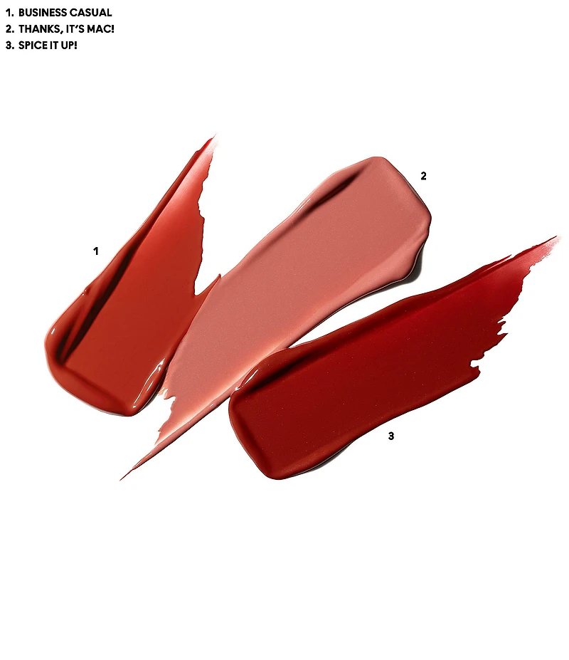 MAC Wildest Gleams Mini Lustreglass Lipstick Trio Gift Set