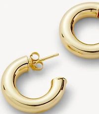 MACHETE .75#double; Perfect Puffy Hoop Earrings