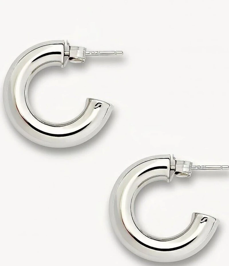 MACHETE .75#double; Perfect Puffy Hoop Earrings