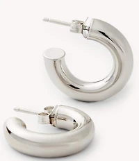 MACHETE .75#double; Perfect Puffy Hoop Earrings