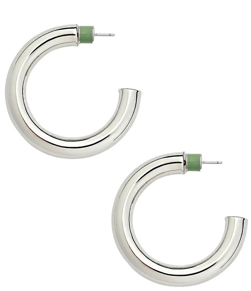 MACHETE 1#double; Perfect Hoop Earrings