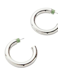 MACHETE 1#double; Perfect Hoop Earrings