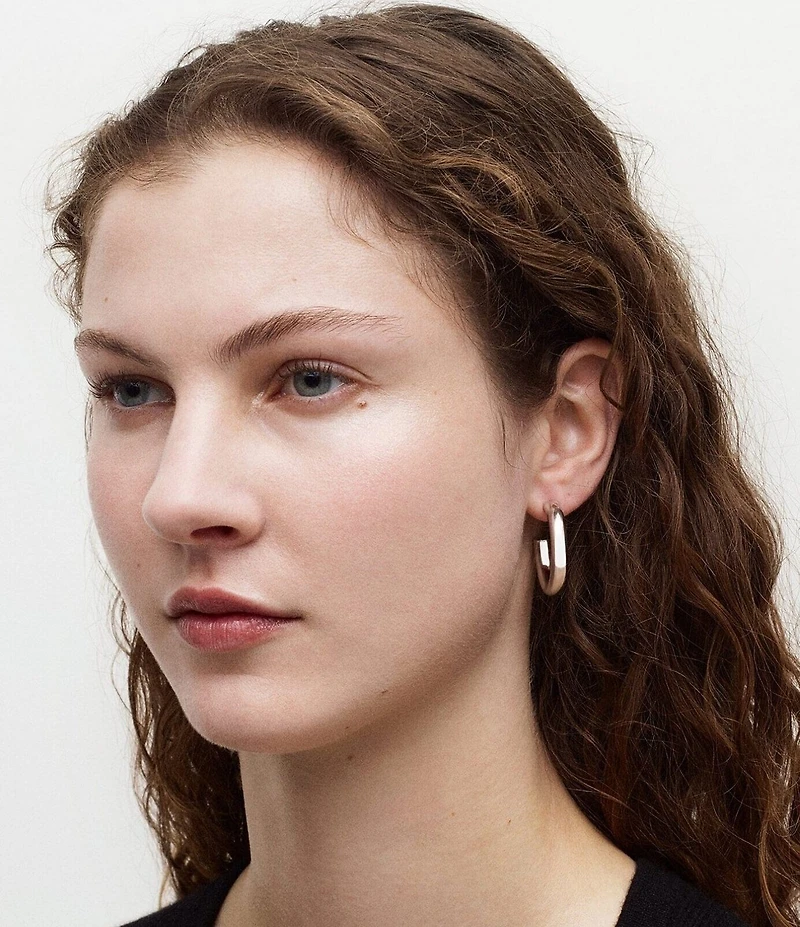 MACHETE 1#double; Perfect Hoop Earrings