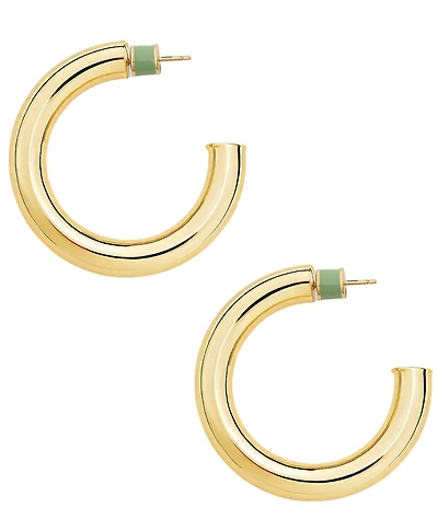 MACHETE 1#double; Perfect Hoop Earrings