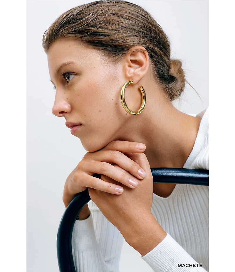 MACHETE 2.0#double; Perfect Hoop Earrings