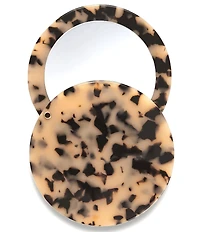 MACHETE Blonde Tortoise Circle Compact Mirror