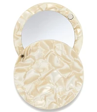 MACHETE Ivory Circle Compact Mirror