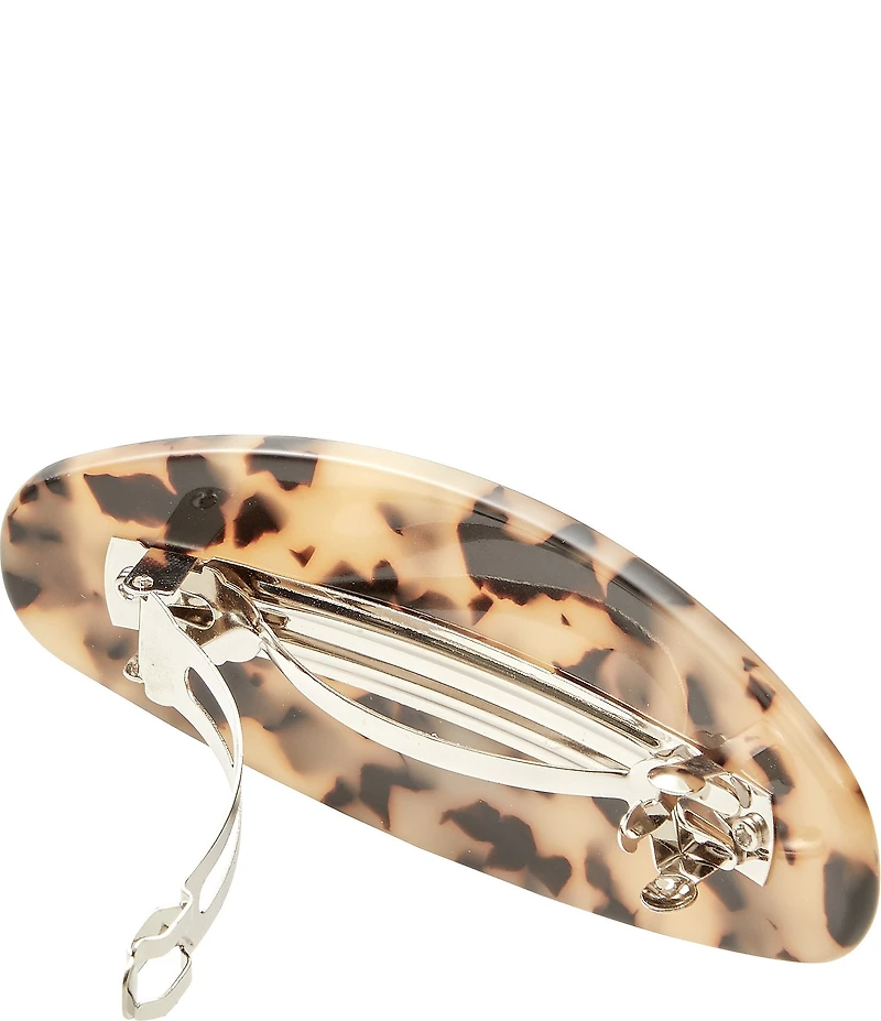 MACHETE Jumbo Oval Blonde Tortoise Hair Clip