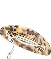 MACHETE Jumbo Oval Blonde Tortoise Hair Clip