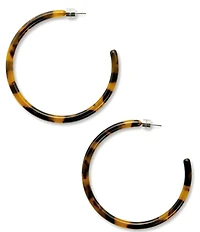 MACHETE Large Tortoise Hoop Earrings