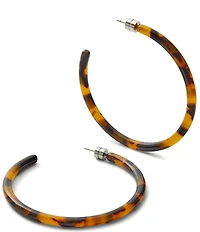 MACHETE Large Tortoise Hoop Earrings