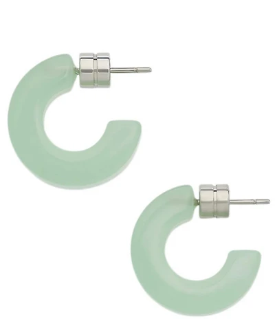 MACHETE Muse Sea Glass Puffy Hoop Earrings