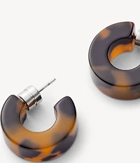 MACHETE Muse Tortoise Puffy Hoop Earrings