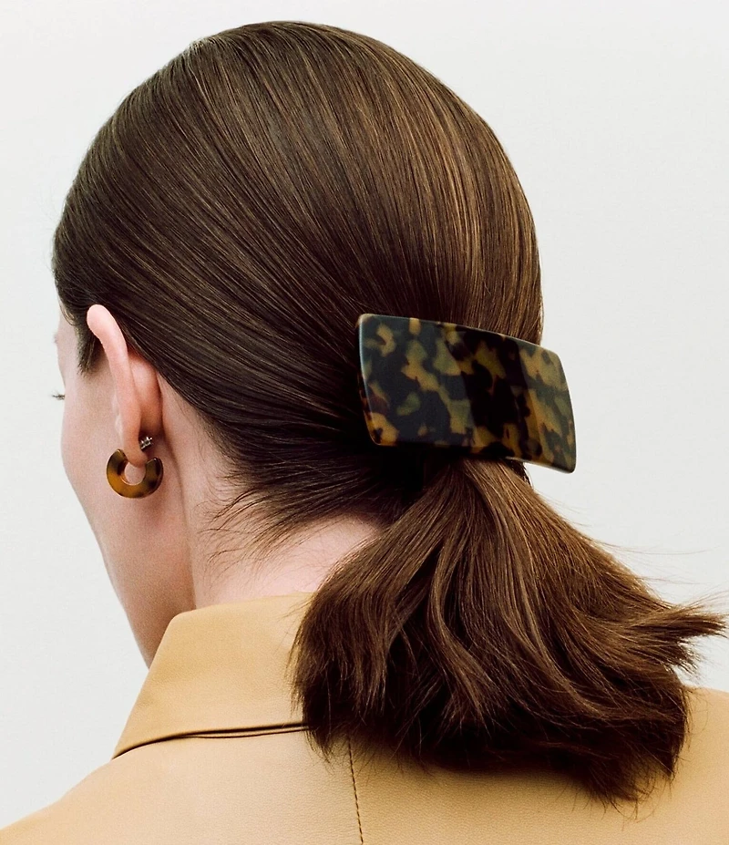 MACHETE Muse Tortoise Puffy Hoop Earrings