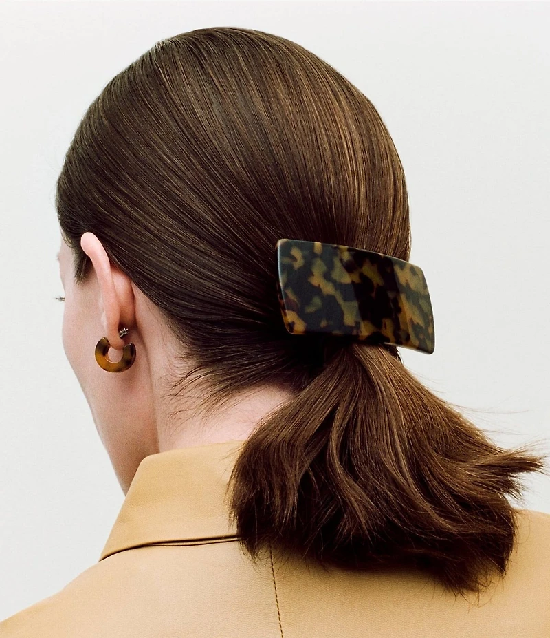 MACHETE Muse Tortoise Puffy Hoop Earrings