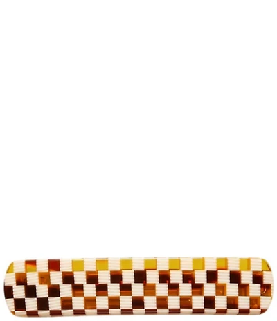 MACHETE No. 3 Tortoise Checked Hair Barrette