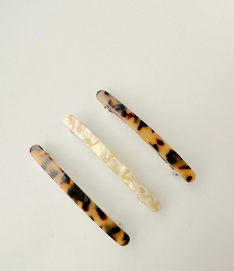 MACHETE Slim Paris Tortoise Hair Barrette