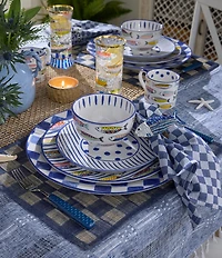 MacKenzie-Childs Sinamay Woven Check Placemats, Set of 4