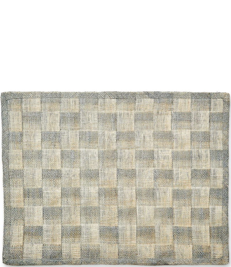 MacKenzie-Childs Sinamay Woven Check Placemats, Set of 4