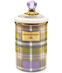 MacKenzie-Childs Tartan Canister