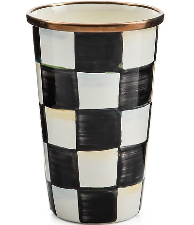 MacKenzie-Childs Check Tumbler, 10 oz.