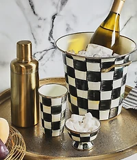 MacKenzie-Childs Check Tumbler, 10 oz.