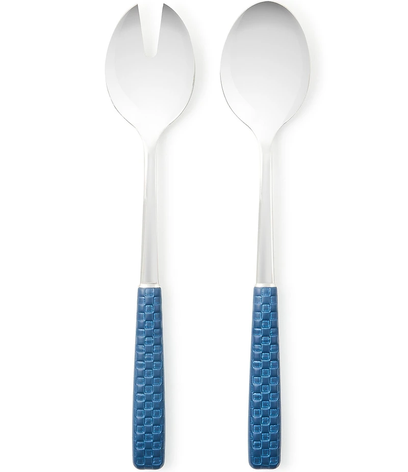 MacKenzie-Childs Everyday Stainless Steel Salad 2-Piece Serving Set
