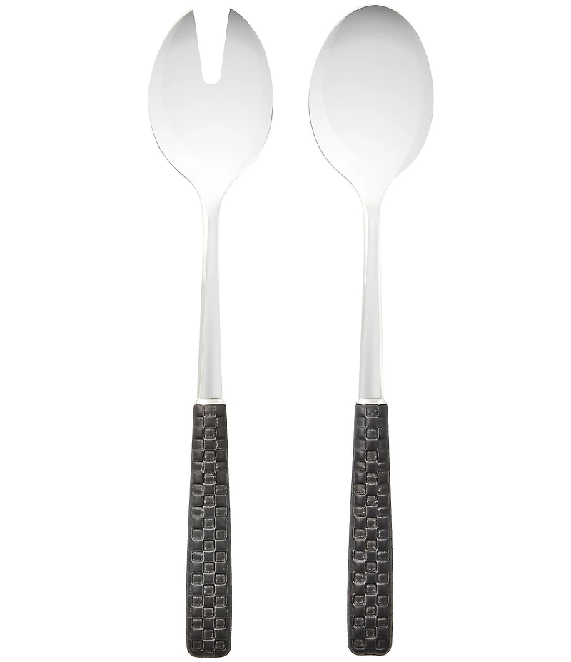 MacKenzie-Childs Everyday Stainless Steel Salad 2-Piece Serving Set