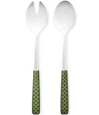MacKenzie-Childs Everyday Stainless Steel Salad 2-Piece Serving Set