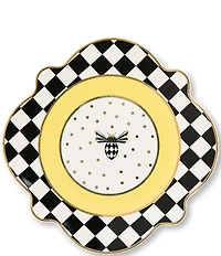 MacKenzie-Childs Bee Toile Salad Plate