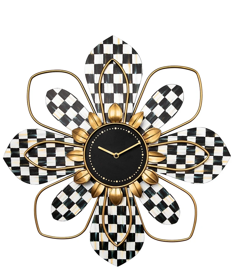 MacKenzie-Childs Blooming Wall Clock