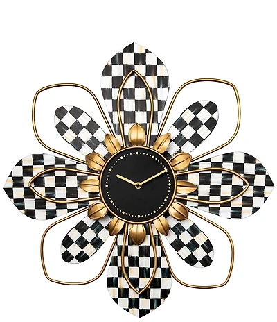 MacKenzie-Childs Blooming Wall Clock