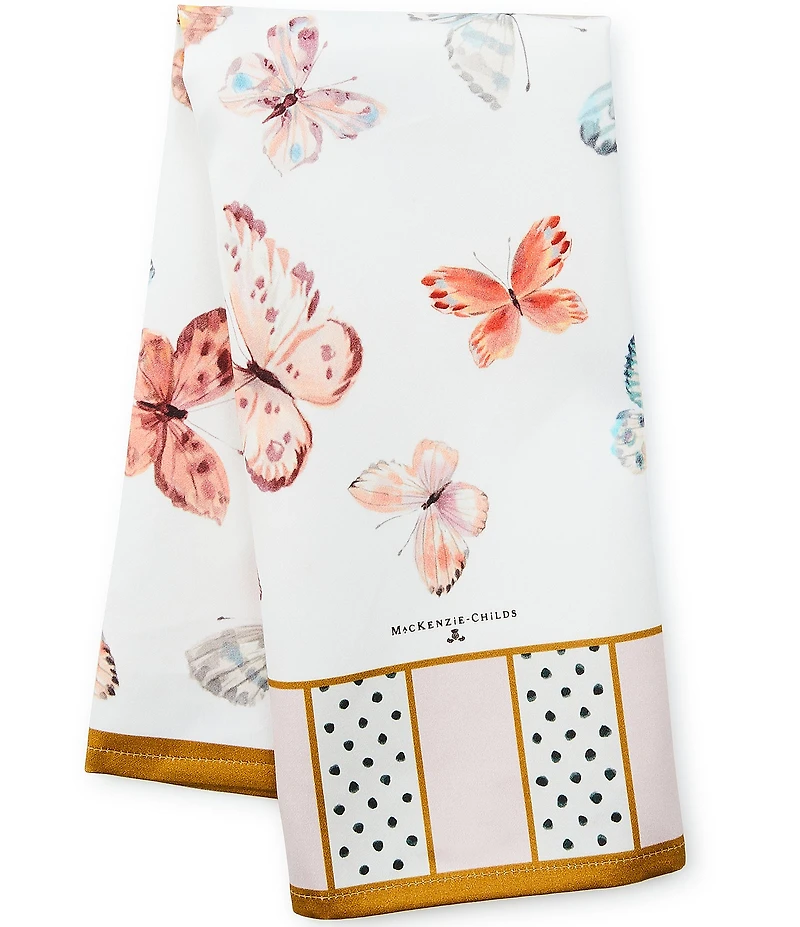 MacKenzie-Childs Butterfly Hill Dish Towel