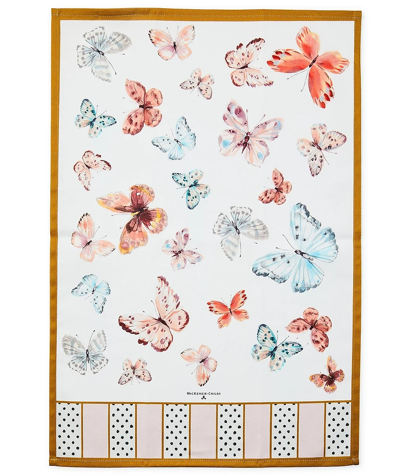 MacKenzie-Childs Butterfly Hill Dish Towel