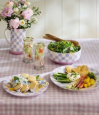 MacKenzie-Childs Butterfly Hill Highball Glass, Set of 2