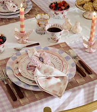 MacKenzie-Childs Butterfly Hill Scalloped Salad/Dessert Plate