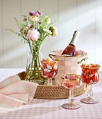 MacKenzie-Childs Butterfly Hill Wine Glass