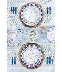 MacKenzie-Childs Check Round Platter, 13.25#double;
