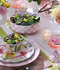 MacKenzie-Childs Check Round Platter, 13.25#double;