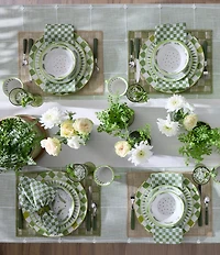 MacKenzie-Childs Check Round Platter, 13.25#double;