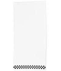 MacKenzie-Childs Check Border Open Stock Cotton Bath Towels