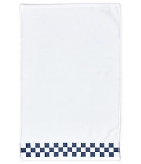 MacKenzie-Childs Check Border Open Stock Cotton Bath Towels