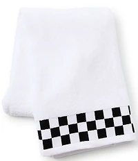 MacKenzie-Childs Check Border Open Stock Cotton Bath Towels